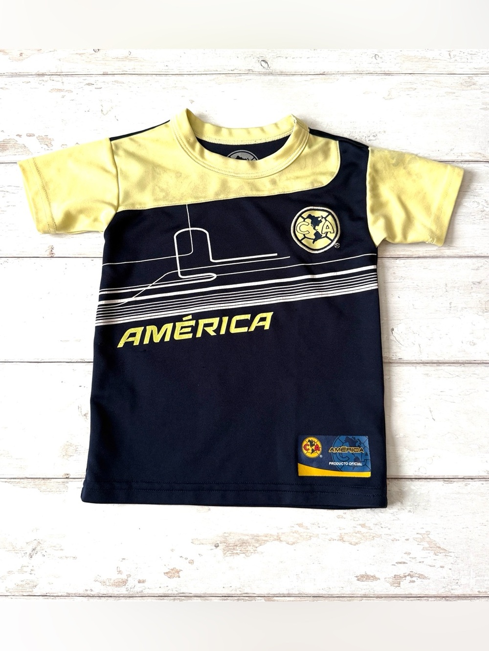 Club America Producto Oficial Soccer Futbol Jersey Kids Size 4/5 4T 5T